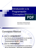 Introducción a La Programación Conceptos Básicos