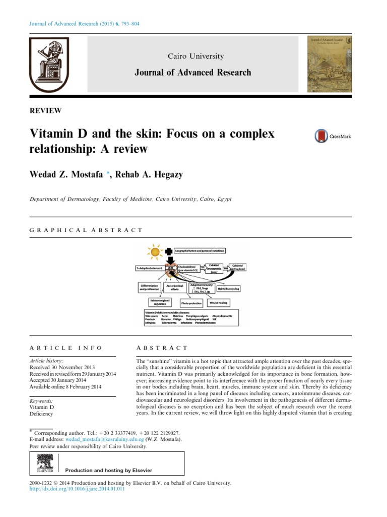 Vit D and Skin A Review PDF | PDF | Vitamin D | T Helper Cell