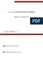 ACTL3162 General Insurance Techniques: References: MW Ch1