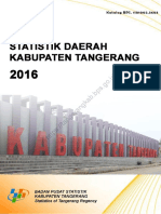 Statistik Daerah Kabupaten Tangerang 2016 PDF