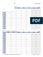 Daily Schedule Template 03