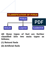 Classification of Fuels - Solid