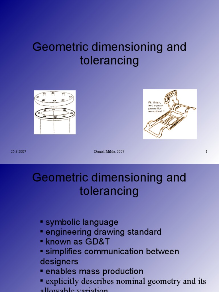 Understanding Geometric Dimensioning & Tolerancing | PDF | Technology ...