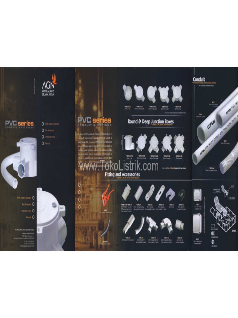 Cataloq Pipa Conduit Clipsal PDF PDF