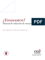 ¿Ensayamos?: Manual de Redacción de Ensayos