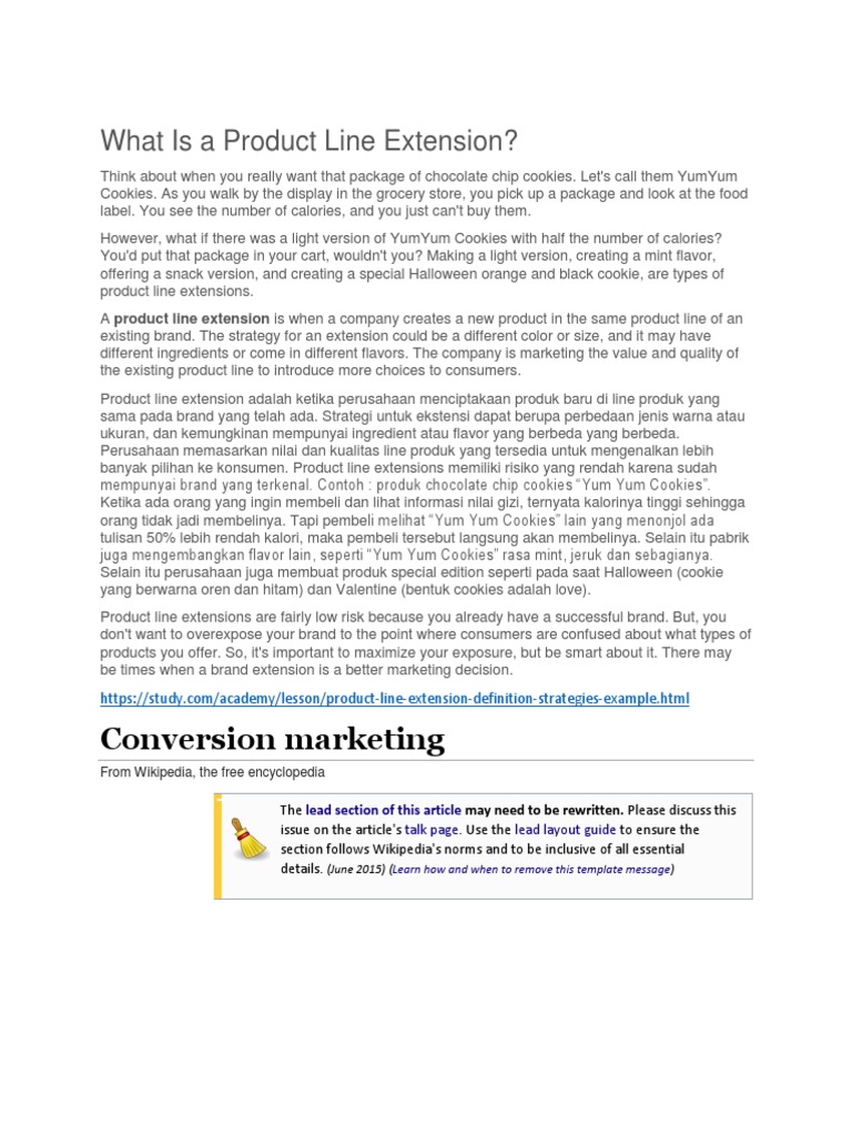 Understanding Product Line Extensions | PDF | Marketing | World Wide Web