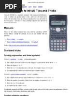 Download Casio Fx-991MS Tips and Tricks by Rahardi Yon SN37327107 doc pdf