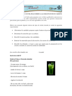 Carta de Cocteles