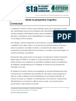 La Depresion Desde La Perspectiva Cognitivo Conductual