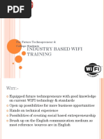 Industry Based Wifi Training