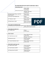 Jadwal Rs Dadi Keluarga