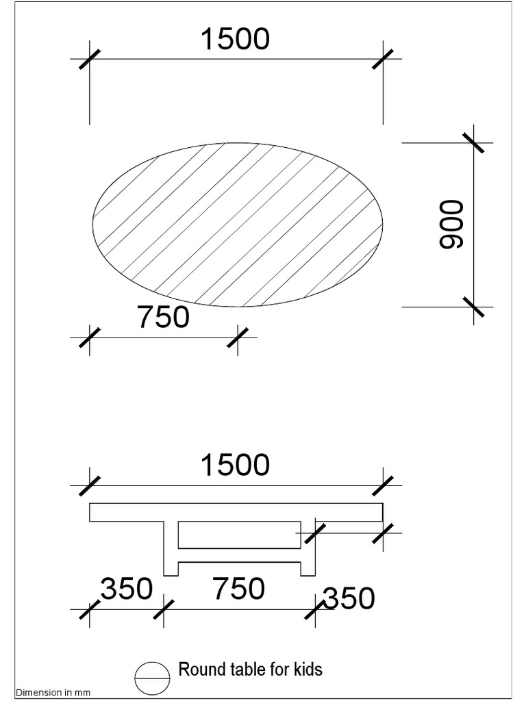 Kids Round Table Dimensions Guide | PDF