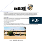 High School Building: History