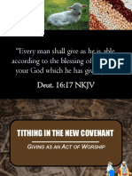 Tithing in the New Covenant Part 3
