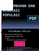 Pertumbuhan Dan Regulasi Populasi