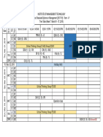 7-Weekly Time Table 2017-19 Term IV March 1 - 7), 2018