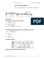 UMY Civil Engineering Structural Analysis Program: Beam Structure Calculations