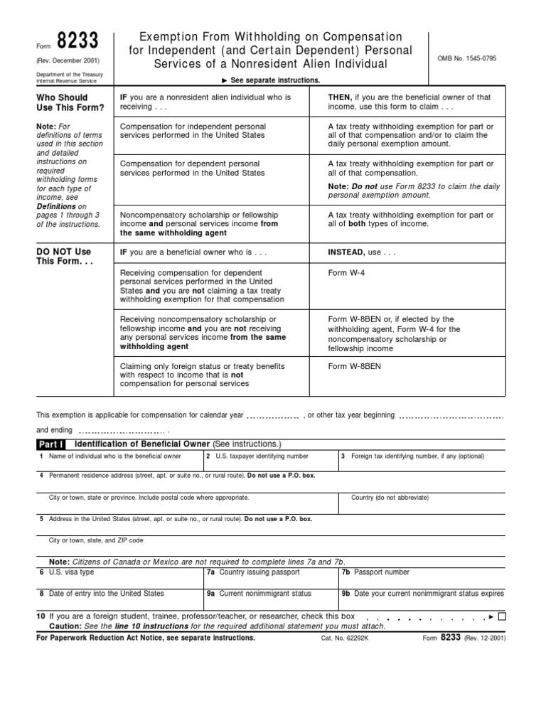 F 8233 | PDF