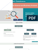 002 Course Notes Descriptive Statistics