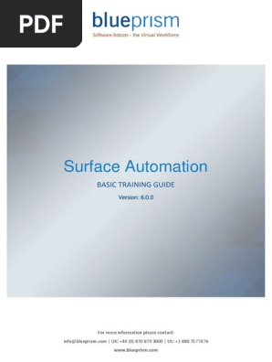 blue prism surface automation