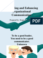 Rebuilding and Enhancing Organizational Communication