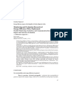 Monitoring I Evaluaciono Istrazivanje Promene Politike Energetske Efikasnosti Paralelni Monitoring Evaluacija I Komunika PDF