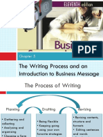 The Writing Process and An Introduction To Business Message