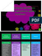 Measurement and Analysis 2. Product and Process Quality Assurance