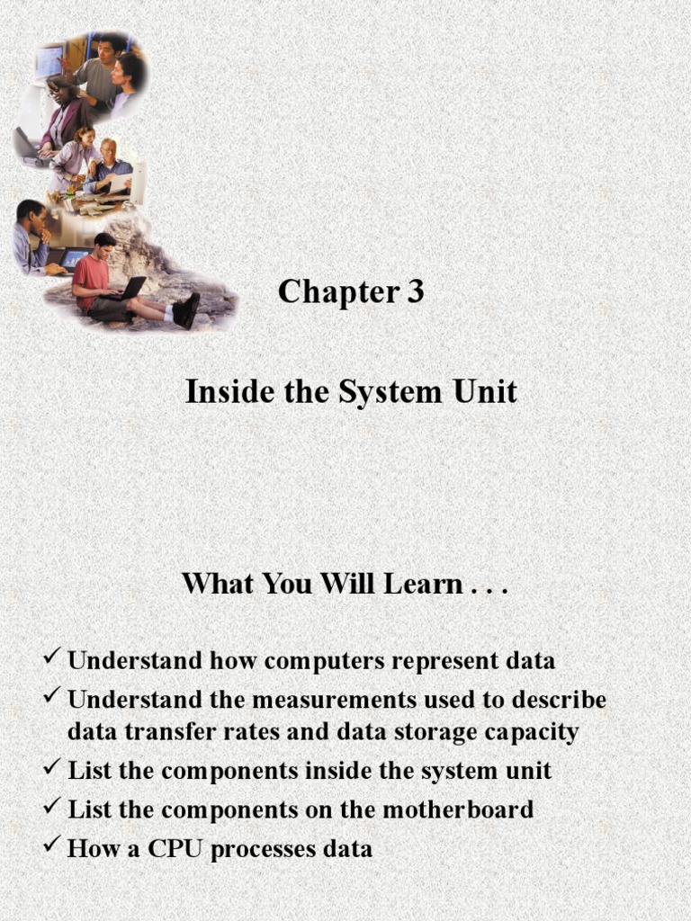CH 3 System Unit | PDF | Central Processing Unit | Data Rate Units