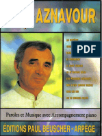 Charles Aznavour - Top (PVG Book) PDF