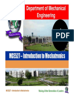 MCE527-Lecture 1 - Introduction To Mechatronics