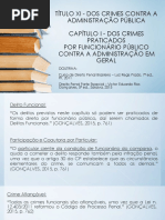 Dos Crimes Contra a Administração 312-327