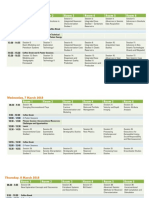 GEO 2018 Schedule