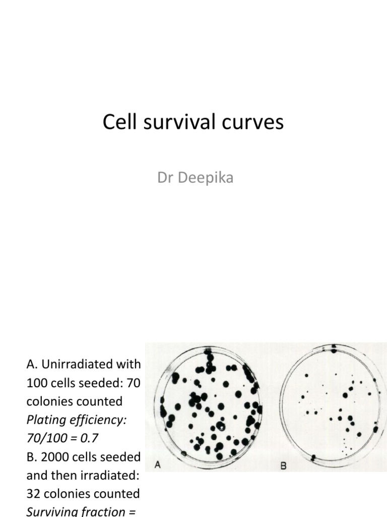 Cell Survival Curves Analysis | PDF | Science & Mathematics