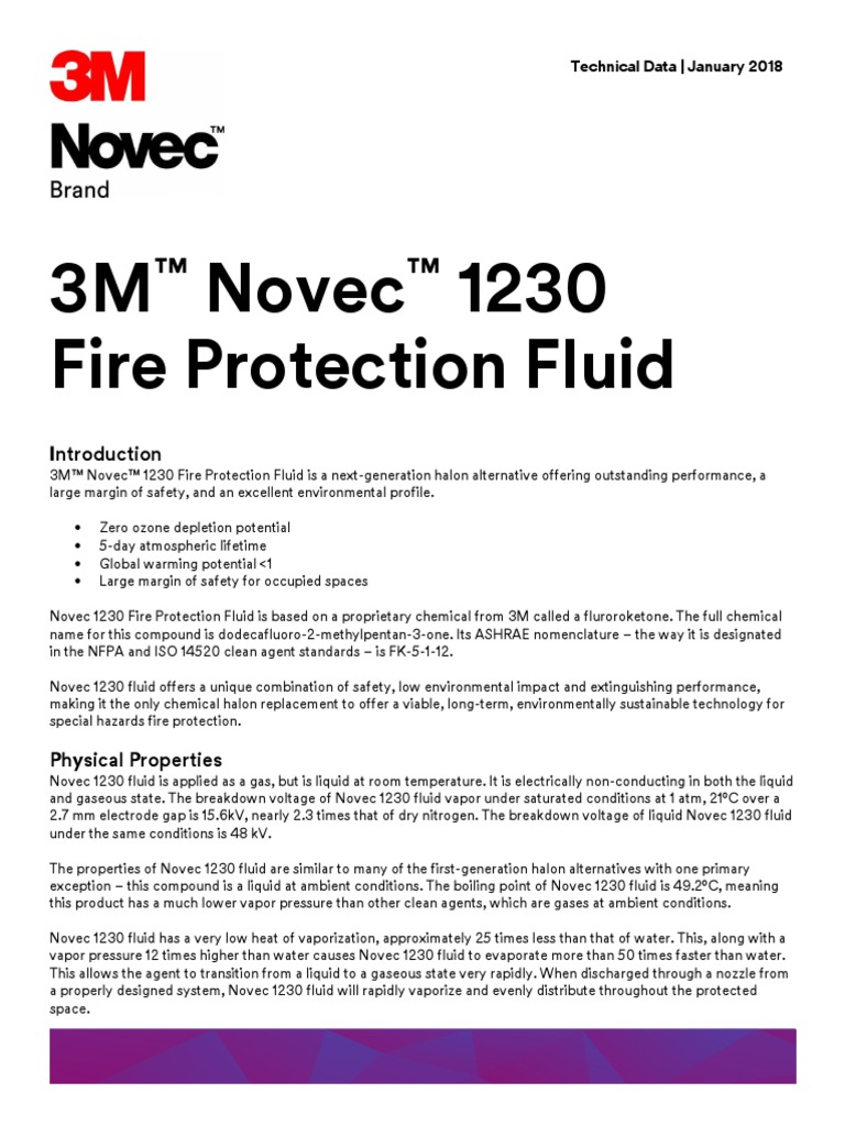 Vapor Pressure And Density Novec 1230 Pdf Greenhouse Gas Toxicity