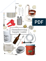 Equipment's Required To Make Beer at Home