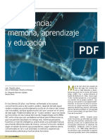 Neurociencia Memoria Aprendizaje y Educación