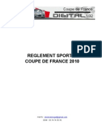 Reglement Sportif Coupe de France 2010-1