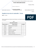 Boquilla de Inyección de Combustible - Prueba