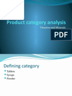 Product Category Analysis: Vitamins and Minerals