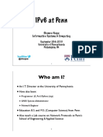 Ipv6 at Penn: Who Am I?