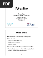 Ipv6 at Penn: Who Am I?