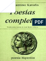 140179187 Kavafis Konstantino Poesia Completa PDF