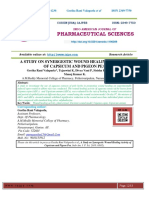 Pharmaceutical Sciences: A Study On Synergestic Wound Healing Activity of Capsicum and Pigeon Pea