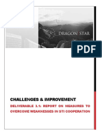 Challenges & Improvement: Deliverable 3.1: Report On Measures To Overcome Weaknesses in Sti Cooperation