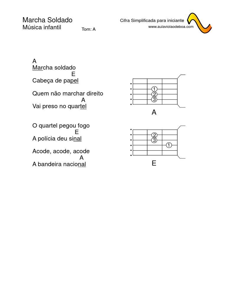 Marcha Soldado Música infantil