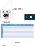 Juego Basta