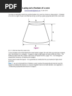 Cone Development Techniques Explained | PDF | Circle | Angle
