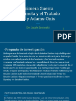 Primera Guerra Seminola y El Tratado de y Adams-Onís