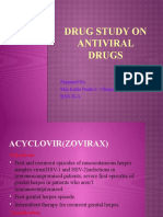 Drug Study On Antiviral Drugs